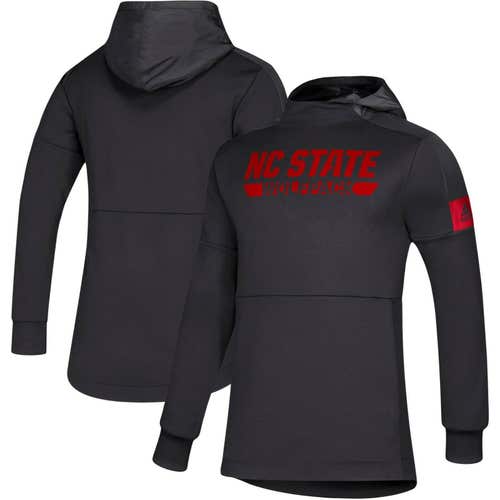 NWT mens S/small NC state wolf pack adidas Sideline Game Mode climalite PO Hoody