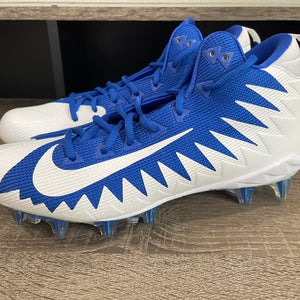 Nike Alpha Menace Pro Mid Football Cleats Blue White 871451-411 Men’s Size 9.5