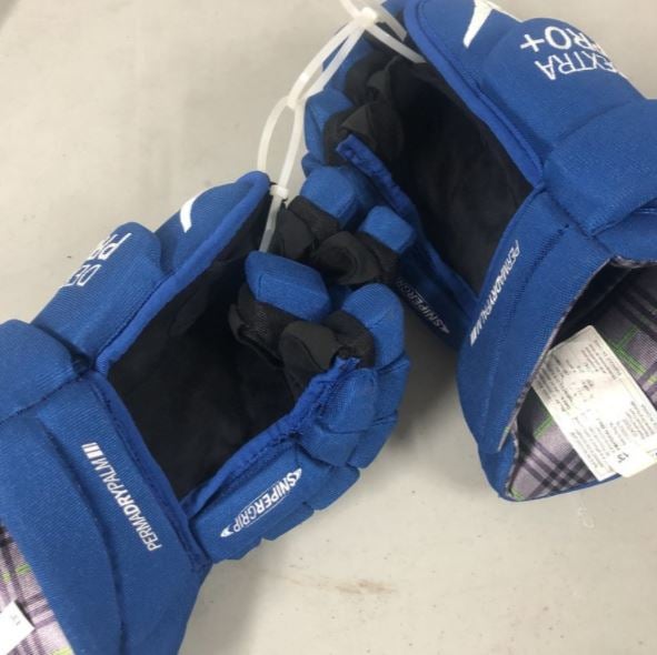Jr Verbero Dextra Pro Black Hockey Gloves 