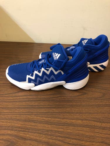 Adidas D.O.N. Issue 2 New Men's Size 9.0 (Women's 10) Basketball Shoes Royal/White/Silver