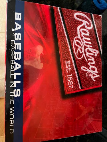 New Rawlings 12 Pack (1 Dozen) Baseballs