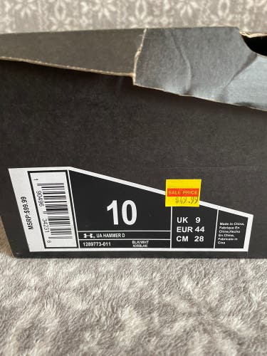 New Men's Size 10 (Women's 11) Detachable Cleats Under Armour High Top