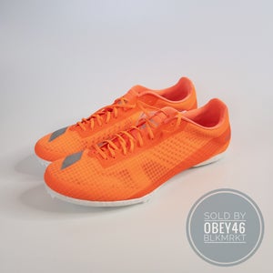 Adidas Adizero MD Running Spikes Track Cleats orange/white Size 12