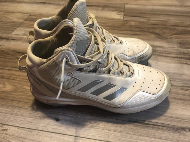White Used Metal Adidas Icon