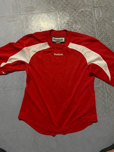 Red Used Large Reebok Pro Stock Jersey
