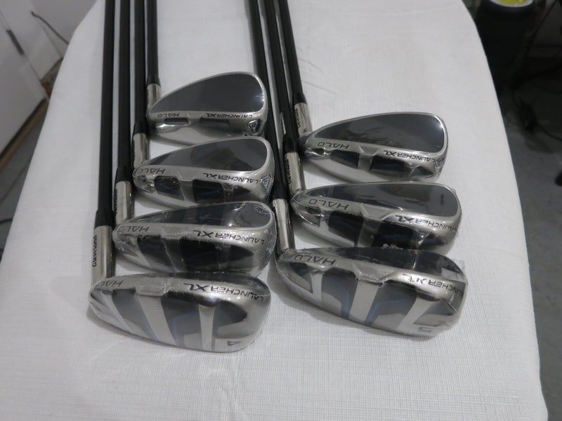 Cleveland Launcher XL Halo Iron Set - 4-PW - Regular Flex Graphite - NEW