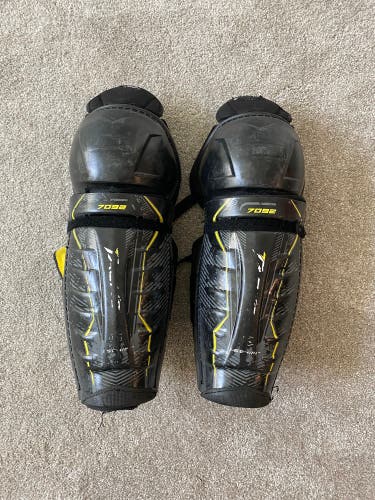 Used 14” CCM Tacks 7092 Shin Pads