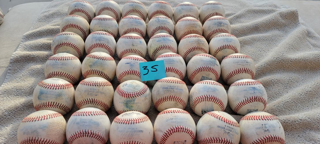Used Rawlings Official Minor League Baseballs 36 Pack (3 Dozen)
