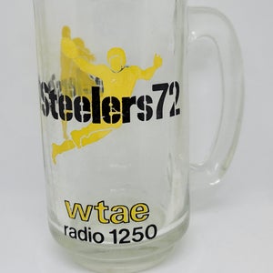 Vintage 1972 Pittsburgh Steelers NFL Collectible Mug