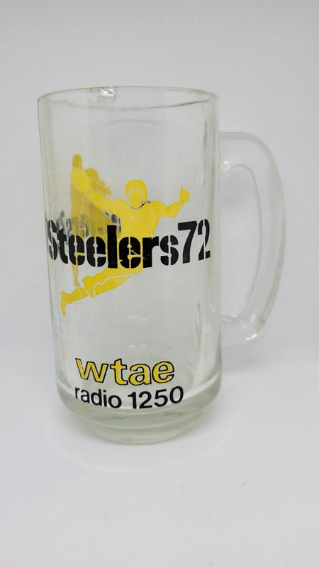 Vintage 1972 Pittsburgh Steelers NFL Collectible Mug