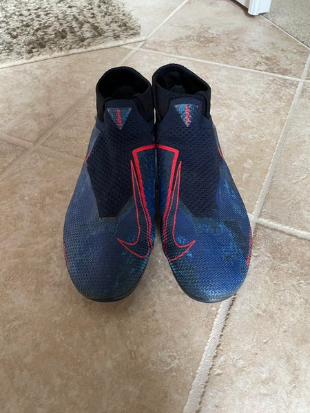 Blue Men's Used Size 8.5 (Women's 9.5) Nike Phantom Vision Elite Cleats