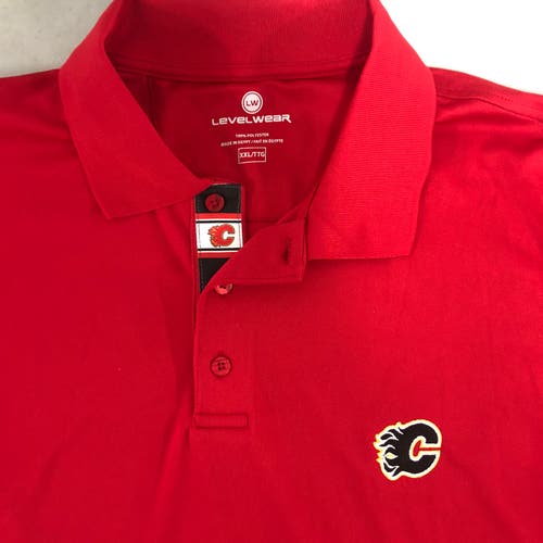 NEW Calgary Flames XXL golf shirt