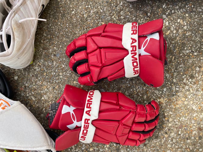 Used Under Armour 14" Lacrosse Gloves