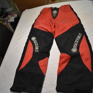 Raven Paintball Pants, Red, Size 28