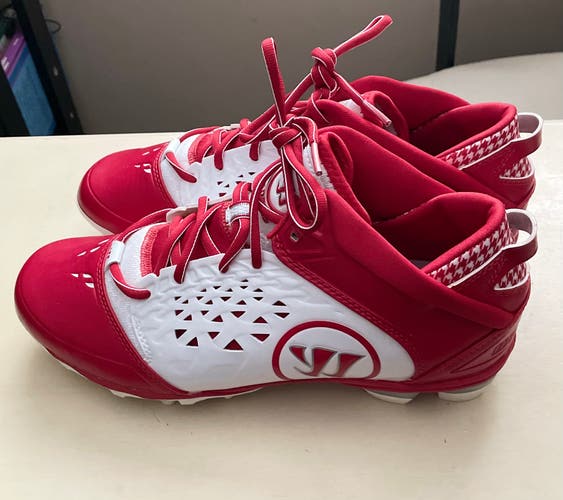 Red Men's Molded Cleats Low Cut Adonis