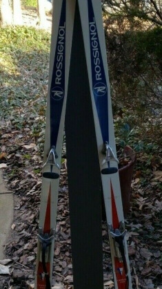 Used Unisex Rossignol 170cm Skis With Marker Bindings