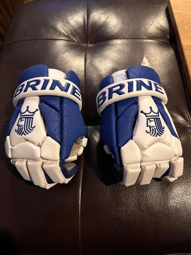 Used Player's Brine 10" King Lacrosse Gloves