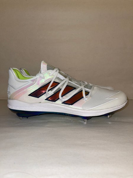 Adidas Adizero Grail White Metallic Baseball Cleats