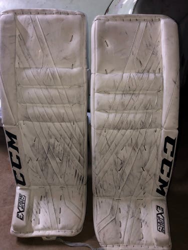 Used 33" CCM  Eflex4 Goalie Leg Pads