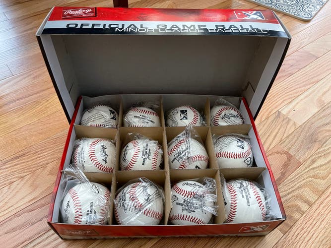 New Rawlings Official Minor League Baseballs 24 Pack (2 Dozen)