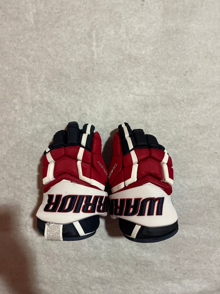 New Warrior Covert QRL Pro Stock Gloves Washington Capitals Nicklas Backstrom 13”