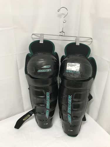Used Bauer Impact 13" Hockey Shin Guards