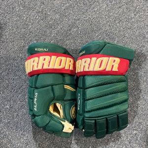 Warrior Alpha QX Gloves Mikko Koivu Minnesota Wild 15 Inch Gloves