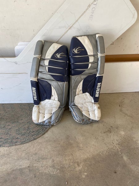 Used 34" Vaughn Velocity V2 Goalie Leg Pads