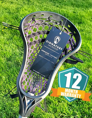 New Attack & Midfield Signature Strung Contract Offense Head-NO TRADES NO OFFERS