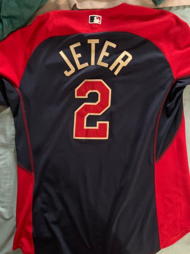 Red Used XL Majestic Jersey
