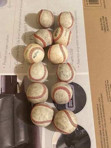 Baseballs 12 Pack (1 Dozen) Baseballs Used Good