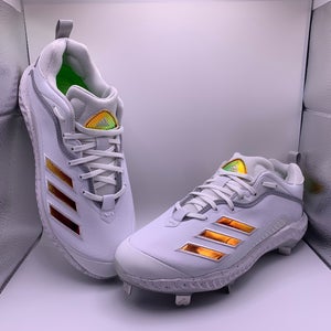 Adidas Men’s Sz 9.0 Icon 6 Bounce ECP Metal Baseball Cleat