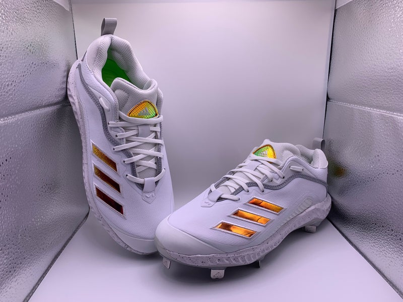 Adidas Men’s Sz 9.0 Icon 6 Bounce ECP Metal Baseball Cleat