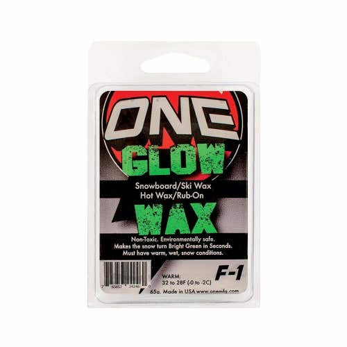 F-1 Glow Wax 65g Glow Green in the Snow by OneBall