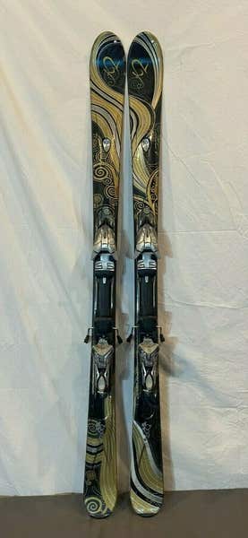K2 T:Nine One Luv 149cm 118-74-103 r=11m Women's Skis w/Marker DIN