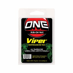 One MFG Viper Rub-On w/ Cork All-Temp Mineral Additive Wax