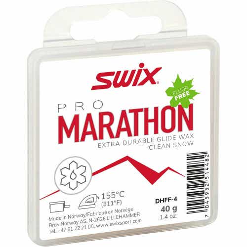 Swix Marathon White Hot Wax Fluor Free 40g