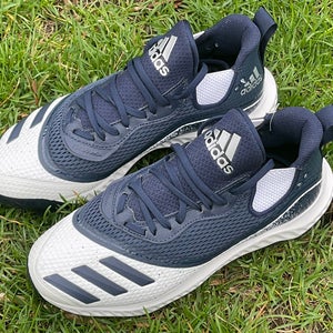 NAVY - Adidas Icon V Bounce TPU Molded Baseball Cleats