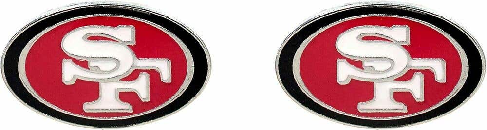San Francisco 49ers Post Earrings - NFL Team Logo Design
