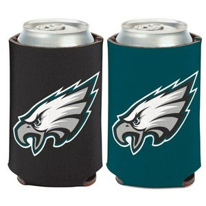 Philadelphia Eagles Logo Can Cooler 12oz Collapsible Koozie - Two Sided
