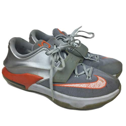Nike KD 7 Texas Longhorns Basketball Sneaker Shoe Kevin Durant 653996-080 Sz 7Y