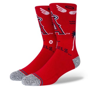 2022 Los Angeles Angels LA Stance MLB Landmark Baseball Socks Large Men's 9-13