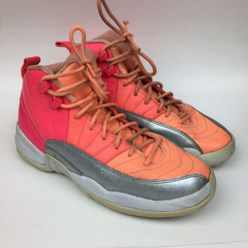 Nike Air Jordan XII 12 Retro Sunrise Pink/Orange 510815-601 Youth Sz 7Y