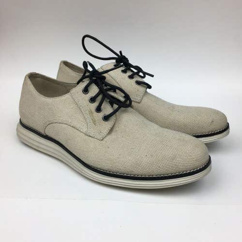 Cole Haan Original Grand Plain Toe Oxford Knit Tan/Ivory C27447 Men's Size 9