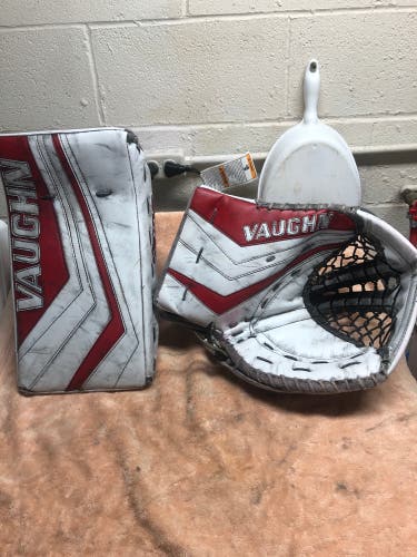 Vaughn SLR2 Glove And Blocker Set Pat Nagle NHL Pro Stock