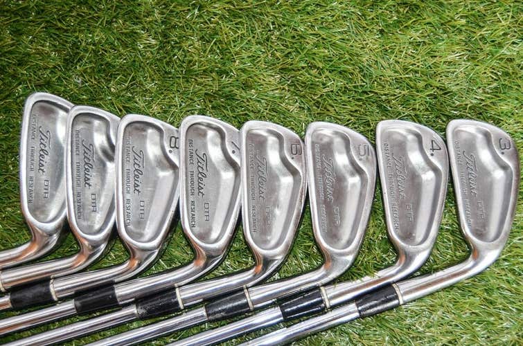 Titleist DTR Iron Set Right Handed 36.5" Steel Stiff New Grip