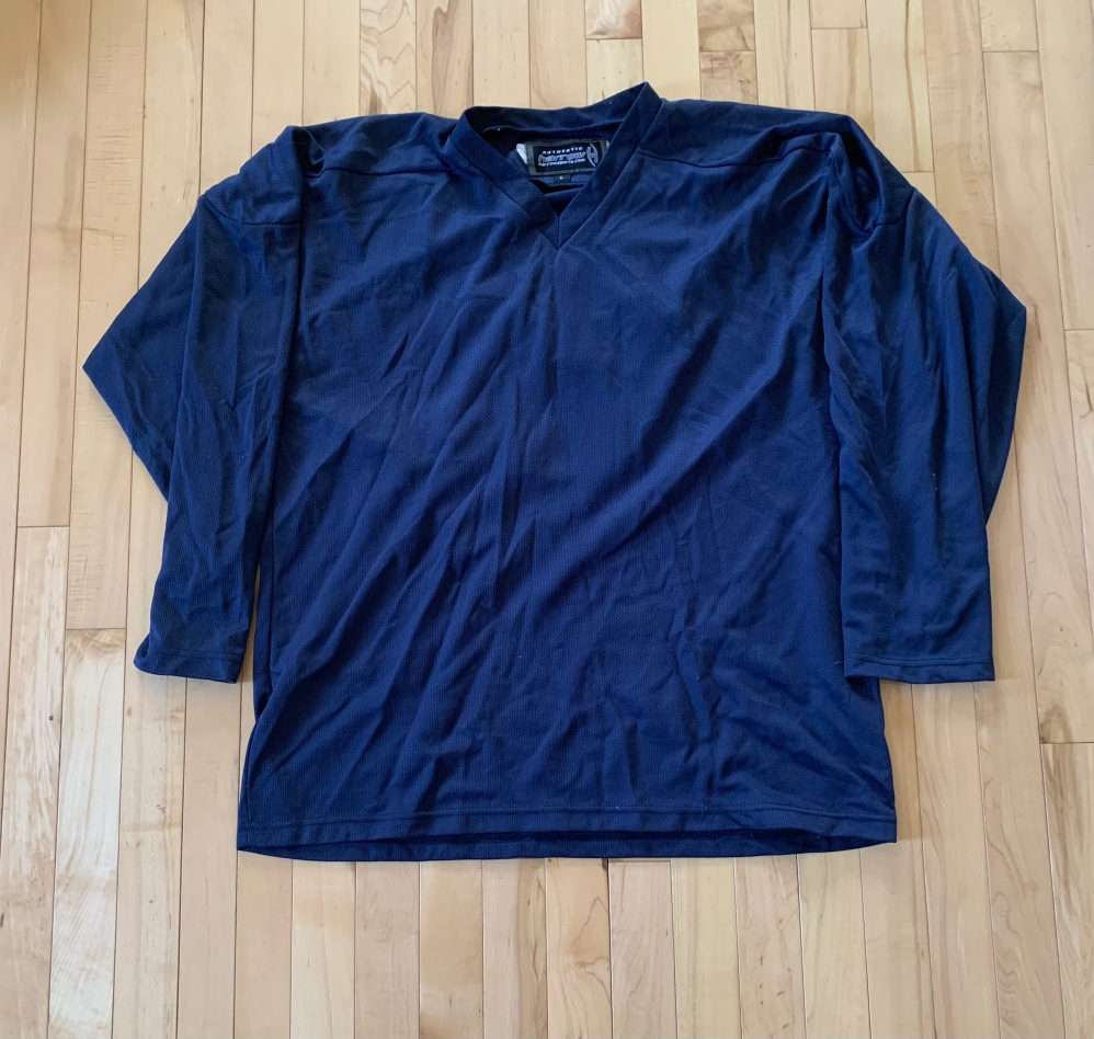 Blue Blank  Great Condition Large Mesh Jersey