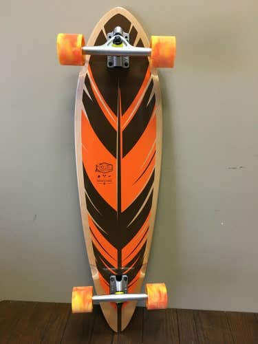 New San Diego Speed Stella 38" Blunt Nose Feather Longboard Skateboard