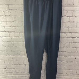 NEW Badger Sports Womens Medium Athletic Pants Navy Blue With Drawstrings