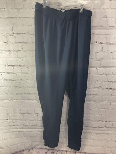 NEW Badger Sports Women’s Medium Athletic Pants Navy Blue With Drawstrings